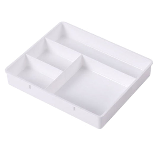 Four Grid Storage Box Plastic Drawer Dividers Flatware Tray Pen Holder Tray Plastic Tray Makeup Tray Plastic V1189-LWWAL-20260401-05172