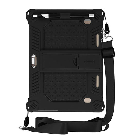 10,10.1 inch Silicone Tablet Case with Stylus Pen & Shoulder Strap, Universal Shockproof Silicone Cover V1189-LWWAL-20260401-05236