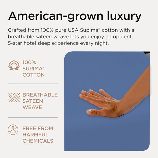 Waterproof Bed Flat Sheet ,Best Season Cotton Sheet-Long Staple Cotton Sheets Set, Soft Cotton Bed V1189-LWWAL-20260401-05278
