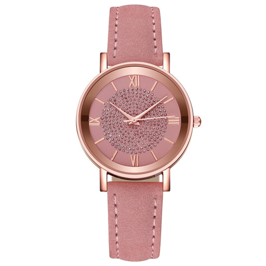 Platinum Watches Jewelry Dress Watches Rose Gold Roman Numerals Wrist Watch Bracelet,Minimalist Fashion Wrist V1189-LWWAL-20260401-05306