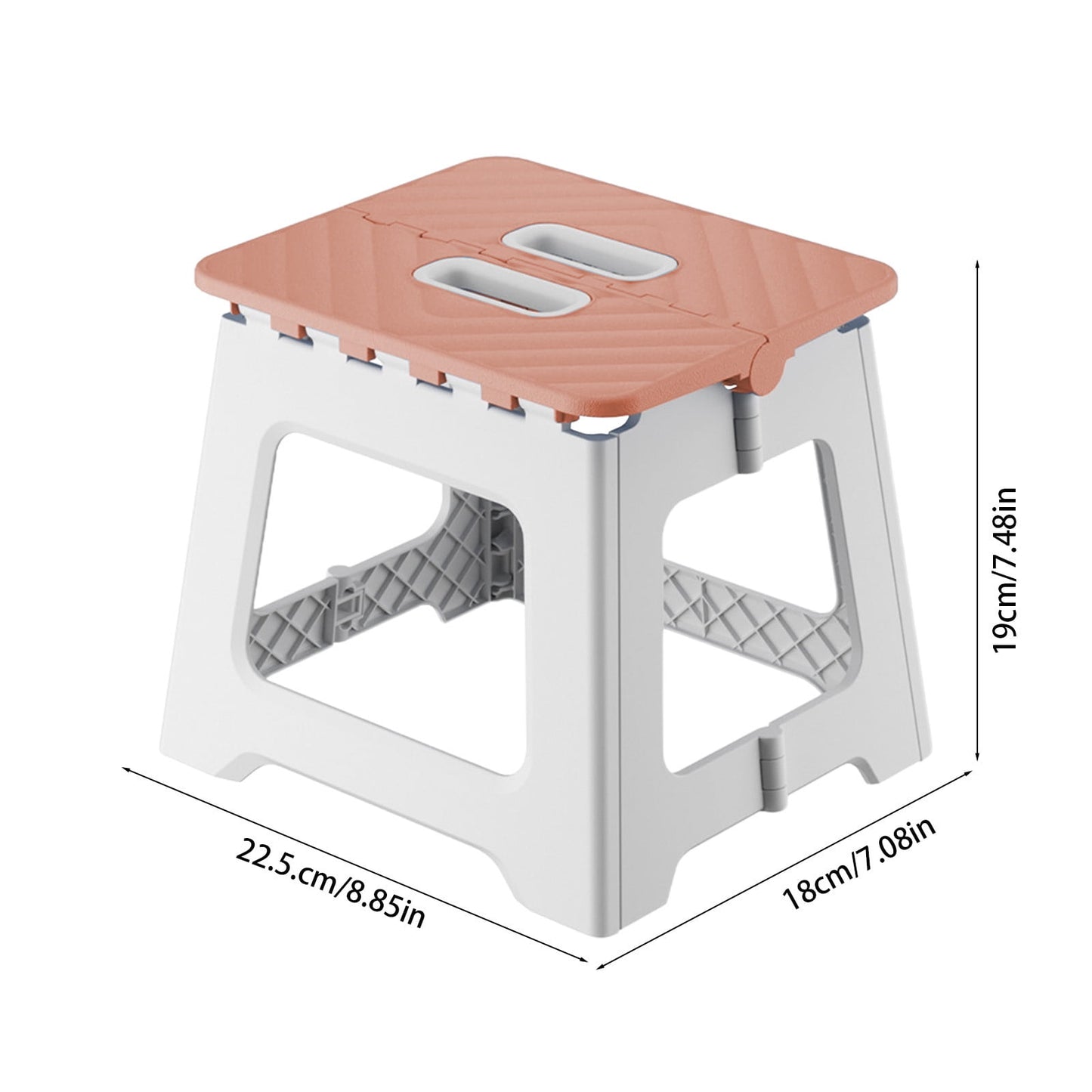 Non-Slip Folding Step Stools - 9x7in Shower Stool for Shaving Legs, Stool Foldable, Foot Stool, Holds Up to V1189-LWWAL-20260401-05321