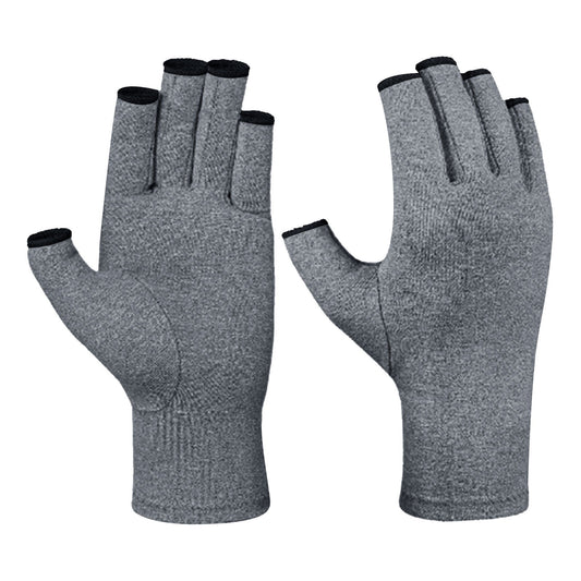 Pressure Gloves Half Finger, Cycling Joint Care Sports Gloves, Antiskid Fitness Gloves for Men and Women, V1189-LWWAL-20260401-05334