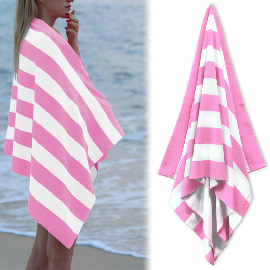 Large Beach Towels, Swimming Towel, Soft & Absorbent Oversized Sheet Made of 100% Cotton - for Swimming Pool, V1189-LWWAL-20260401-05460