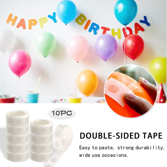 Glue Point, 1000 Pcs Clear Balloon Glue, Removable Adhesive Dots, Double Sided Dots of Glue Tape for V1189-LWWAL-20260401-05493