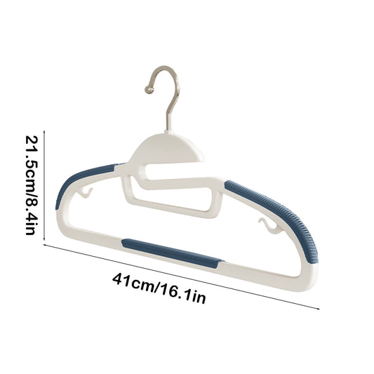 Clothes Hangers Plastic, Sweater Hanger with 360 degrees Swivel Hook, No Slip Hangers Wind Proof, Hanger V1189-LWWAL-20260401-05557