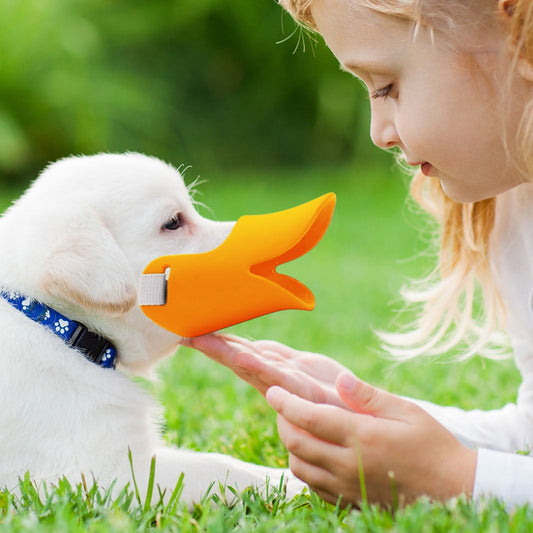 Dog Muzzle Duck Bill, Dog Mouth Mask to Prevent Eating Things for Dogs, Face Muzzle for Dogs to Accidental V1189-LWWAL-20260401-05634