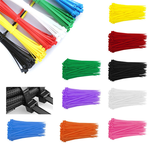 6 Inch White Zip Ties, 100 PCS Cable Zip Ties, 18 Lbs- Heavy Duty Tensile Strength, UV Resistant Strong Nylon V1189-LWWAL-20260401-05635