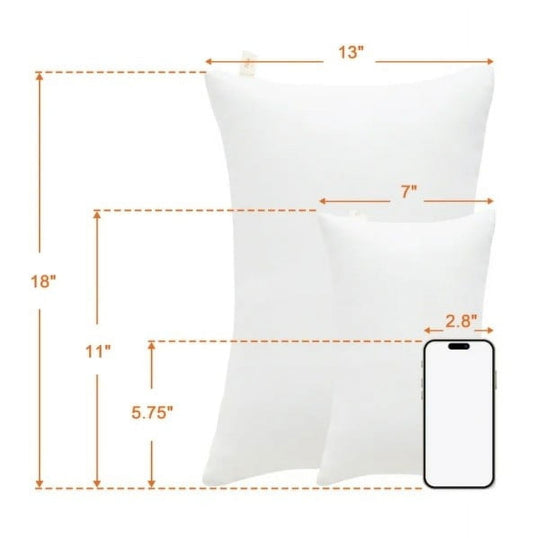 2 Pack Microfiber Travel Pillows - Soft Mini Pillows for Neck Support | Machine Washable 11"X7" Pillows for V1189-LWWAL-20260401-05721
