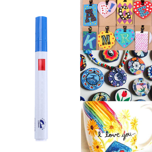 12-Color Oil-Based Paint Pens,Permanent Paint Markers with Quick-Dry & Waterproof Formula, for Rock, Glass, V1189-LWWAL-20260401-05801