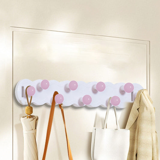 Wall Mount Coat Rack, Rainbow Hooks For Boys And Girls, Cute Bathroom Decor, Colorful Backpack Hanger For V1189-LWWAL-20260401-05849