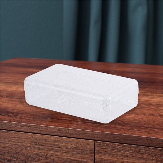 1Pc Large Capacity Clear Pencil Case,Clear Pencil Box Plastic Storage Containers with Latching Lids Stackable V1189-LWWAL-20260401-05861