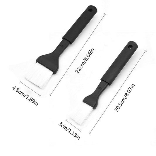 Nylon Bristle Pastry Brush Set, Basting Brush for Cooking, Comfortable Grip for Basting, Baking, Bbq, V1189-LWWAL-20260401-05875