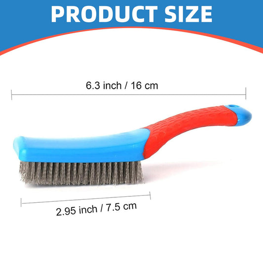 Wire Brushes for Rust Removal, Heavy Duty Stainless Steel Wire Metal Brush for Cleaning Concrete, Paint V1189-LWWAL-20260401-05917