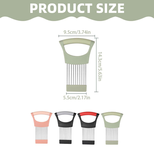 Onion Holder for Slicing Onion, Slice Holder Kitchen Chopper Assistant Tool, Vegetable Cutter with Protective V1189-LWWAL-20260401-06015