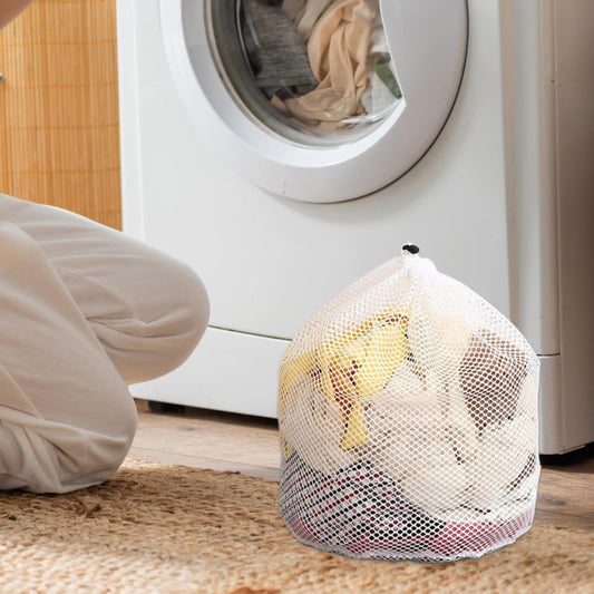 1 Pack Large Laundry Bags,Heavy Duty Diamond Mesh Laundry Bags with Drawstring Closure, Large Laundry Hamper V1189-LWWAL-20260401-06047