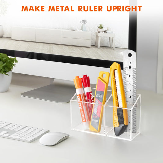 Magnetic Pen Holder, Heavy Duty 2 Slot Mesh Pencil & Marker Organizer for Desk, Extra Strong Magnets for V1189-LWWAL-20260401-06076