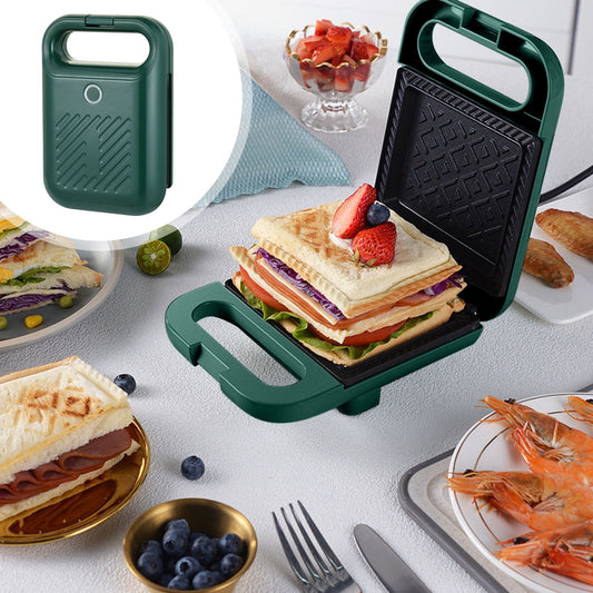 Mini Waffle Maker Machine,Sandwich Iron Maker Press Toaster Grilled Cheese Breakfast,Compact Design LED V1189-LWWAL-20260401-06115