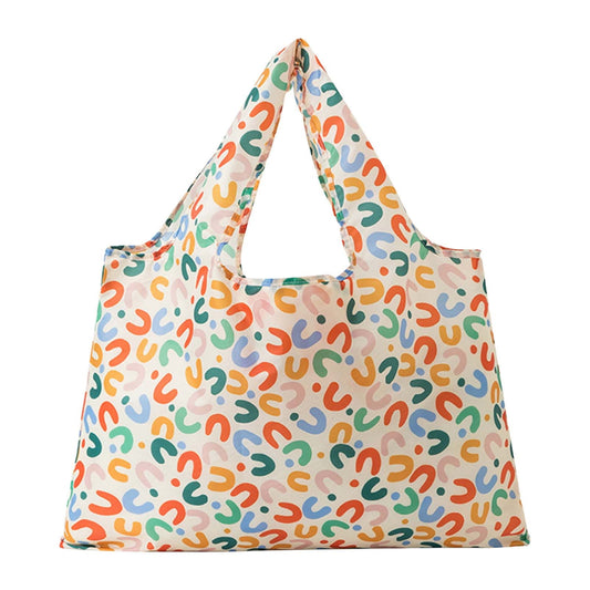 2025 New Foldable Shopping Bag,Women Reusable Tote for Groceries,Washable Shopping Long Handles Fold-Up Pouch V1189-LWWAL-20260401-06187
