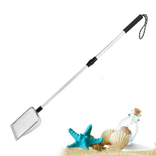 Shark Tooth Sifter, Beach Sand Sifter, Shell Scooper for Beach, Sand Dipper Shovel and Shelling Tools with V1189-LWWAL-20260401-06239