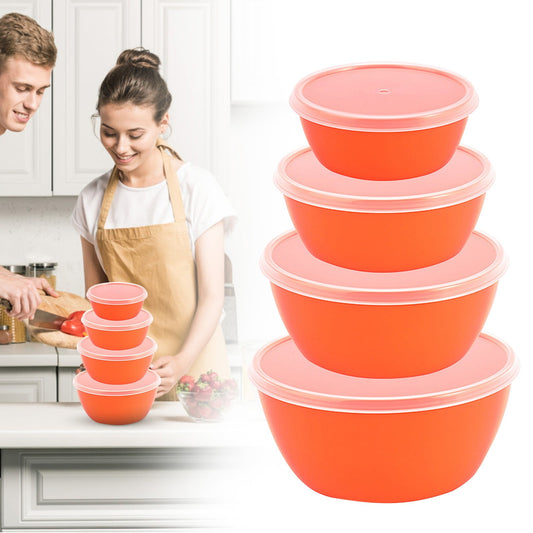 Set of 7 Small Durable 2oz Freezer Containers with Screw Lids - Multicolor, Stackable, Dishwasher Safe V1189-LWWAL-20260401-06280