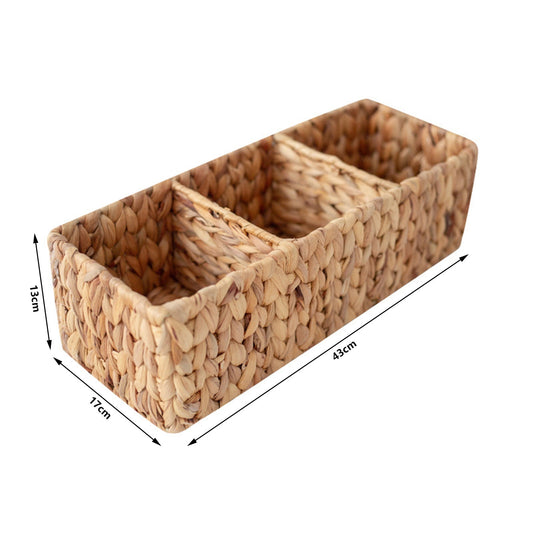 Cotton Woven Basket with PU Leather Handle, Clothes Toys Candy Gifts Cotton Rope Organizer, Living Room V1189-LWWAL-20260401-06301
