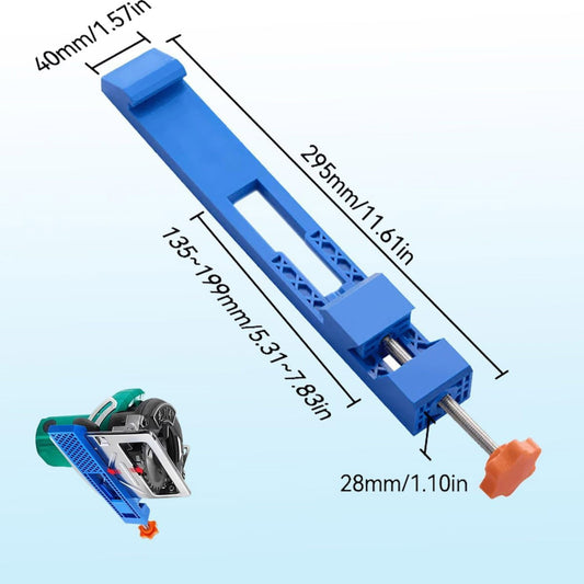 Adjustable Cutting Machine Base Guide, Electric Circular Saw Milling Positioning Clamp, Precision Wood V1189-LWWAL-20260401-06307