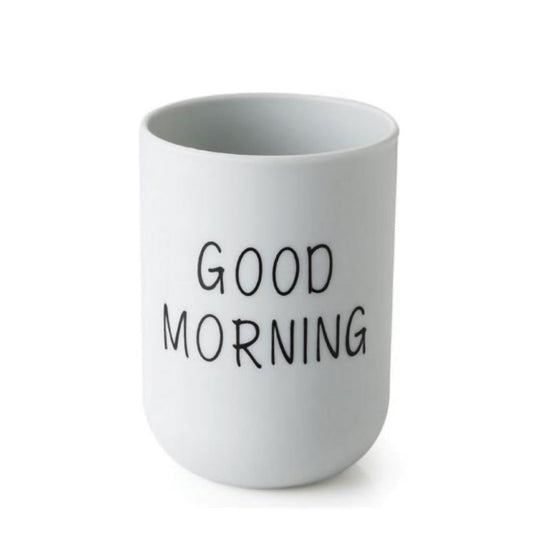 1PC Unbreakable Plastic Bathroom Cup - 12oz Toothbrush Holder & Reusable Tumbler for Drinking & Mouthwash. V1189-LWWAL-20260401-06310