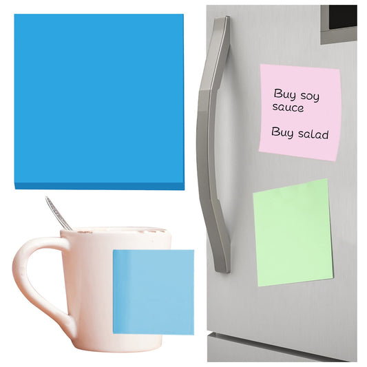 1 Pack Premium Multi-Use Sticky Notes 3x3 in Post Bright Stickies Colorful Super Sticking Power Memo Pads, V1189-LWWAL-20260401-06319