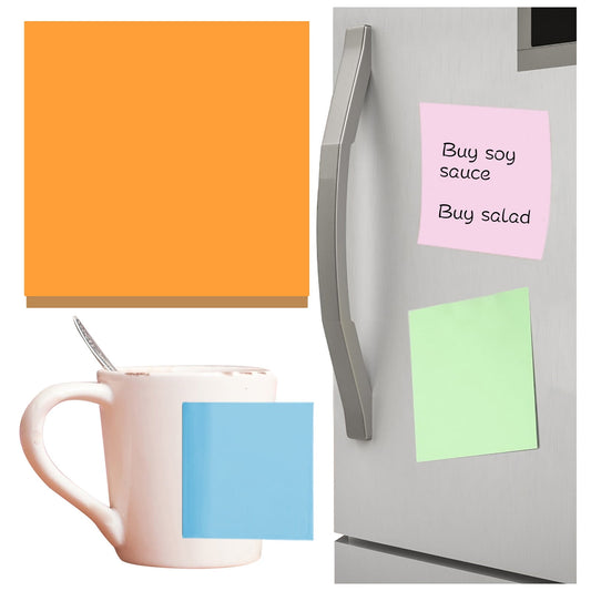 1 Pack Premium Multi-Use Sticky Notes 3x3 in Post Bright Stickies Colorful Super Sticking Power Memo Pads, V1189-LWWAL-20260401-06321