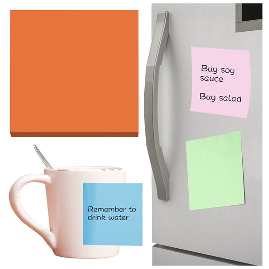 1 Pack Premium Multi-Use Sticky Notes 3x3 in Post Bright Stickies Colorful Super Sticking Power Memo Pads, V1189-LWWAL-20260401-06327