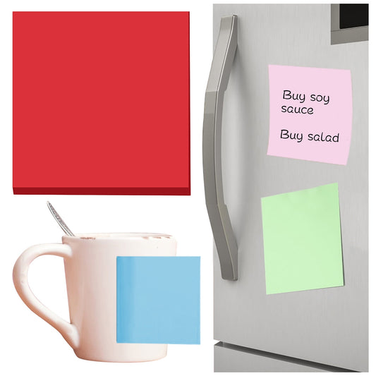 1 Pack Premium Multi-Use Sticky Notes 3x3 in Post Bright Stickies Colorful Super Sticking Power Memo Pads, V1189-LWWAL-20260401-06329