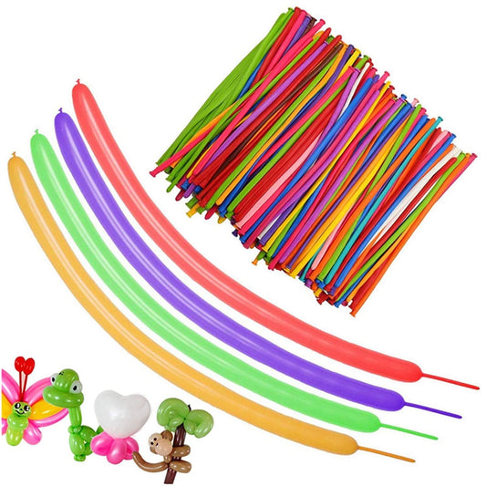 Long Balloons 100 Pack,for Animal Twisting and Party Decor,Thickened Latex Modeling Balloons for DIY V1189-LWWAL-20260401-06369