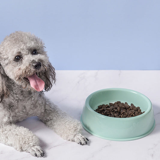 Plastic Dog Bowl,Non Slip Candy Color Plastic Pet Food Bowl,Shallow Cat Food Dish ,Reusable Pet Food And V1189-LWWAL-20260401-06389