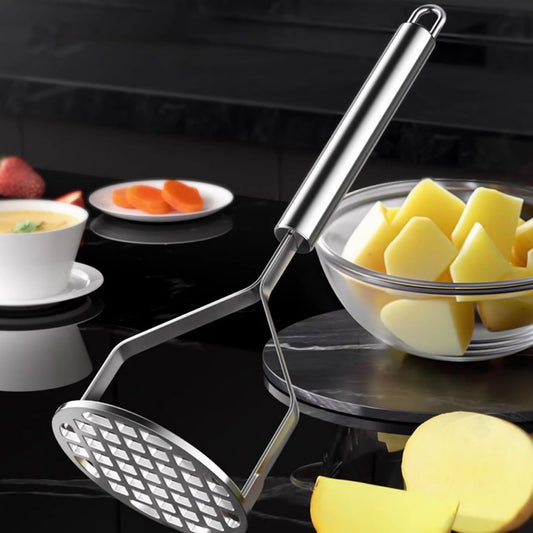 Stainless Steel Potato Masher,Mashed Potato Masher,Labor-Saving Mashing,Heavy Duty Stainless Steel Potato V1189-LWWAL-20260401-06490
