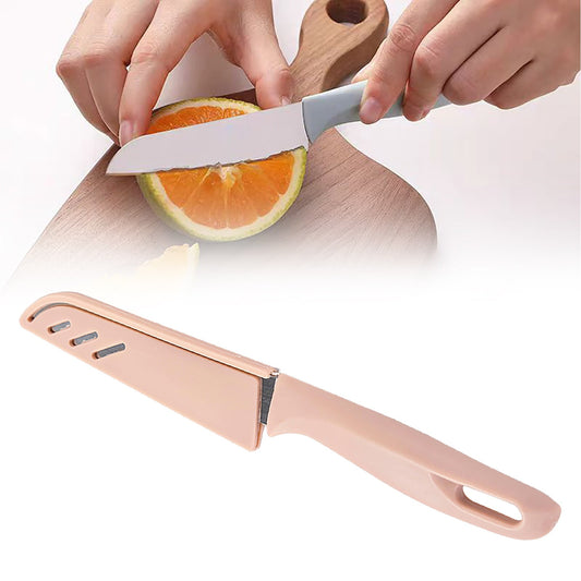 Paring Knife,1Pcs Paring Knives (1 Knives And 1 Knife Cover),4 Inch Peeling Knife,Fruit And Vegetable V1189-LWWAL-20260401-06524