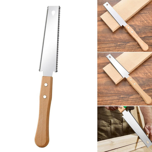 Japanese Pull Saw,Small Hand Saw, Japanese Double Pull Saw with Wooden Handle,Steel Blades and Wood Handles, V1189-LWWAL-20260401-06684