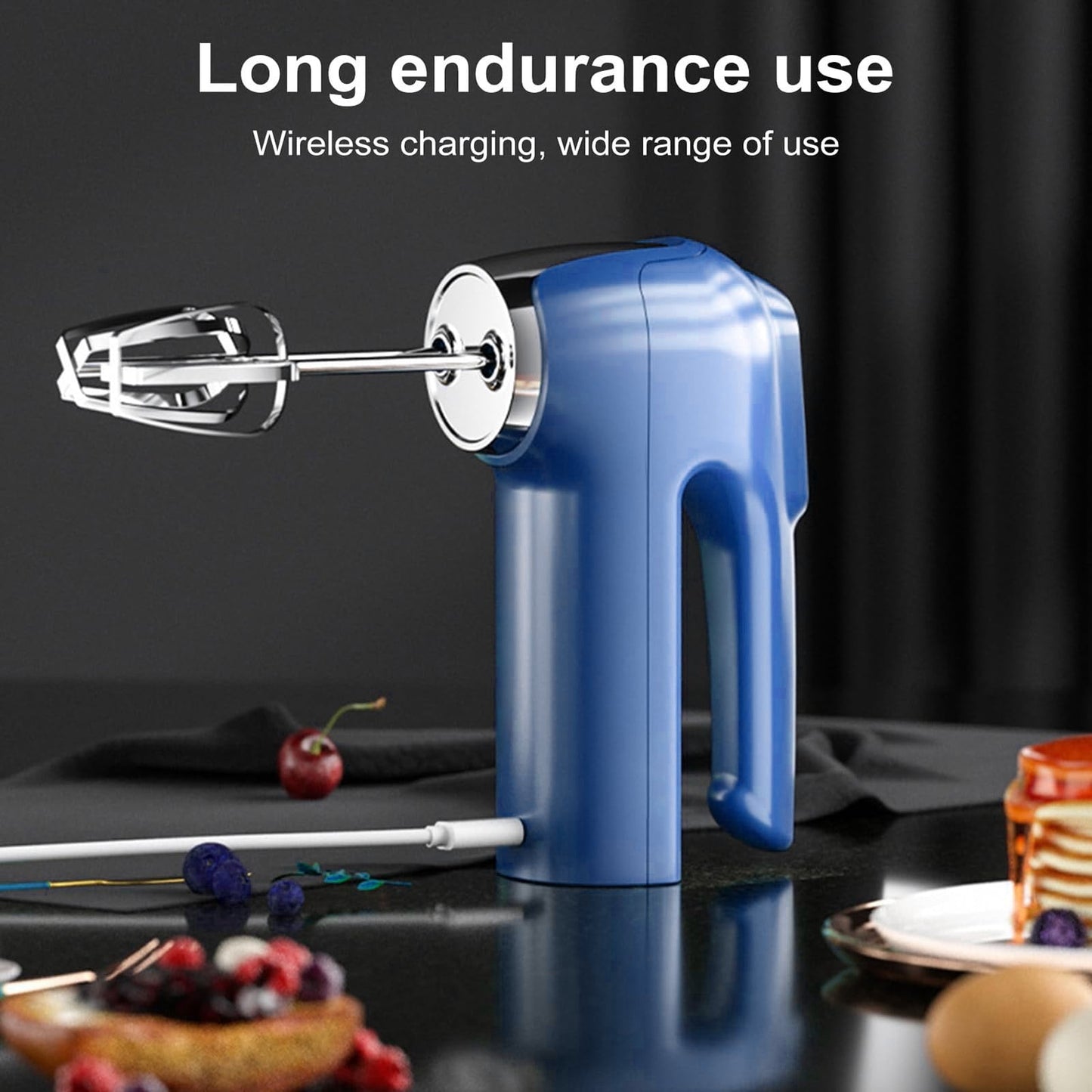Powerful Hand Mixer, 3-Speed Hand Held Mixer for Baking, Lightweight Stainless Hand , Kitchen Mixer for , V1189-LWWAL-20260401-06702