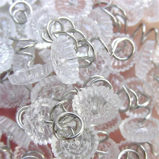 Bed Skirt Pins with Clear Heads for Upholstery, Slipcovers and Bedskirts, Upholstery Pins Twist, Bed Skirt V1189-LWWAL-20260401-06800