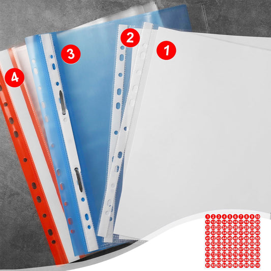 1 Inch Round Number Stickers,1-100 Multi-Color Self-Adhesive Labels for Mailbox,Scrapbook,and DIY Crafts,Easy V1189-LWWAL-20260401-06806
