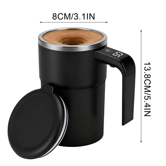 Self-Stirring Magnetic Coffee Mug with Temperature Display,Automatic Mixing for Coffee Tea and Shakes,Food V1189-LWWAL-20260401-06816