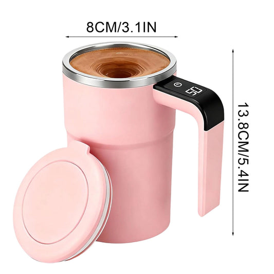 Self-Stirring Magnetic Coffee Mug with Temperature Display,Automatic Mixing for Coffee Tea and Shakes,Food V1189-LWWAL-20260401-06817