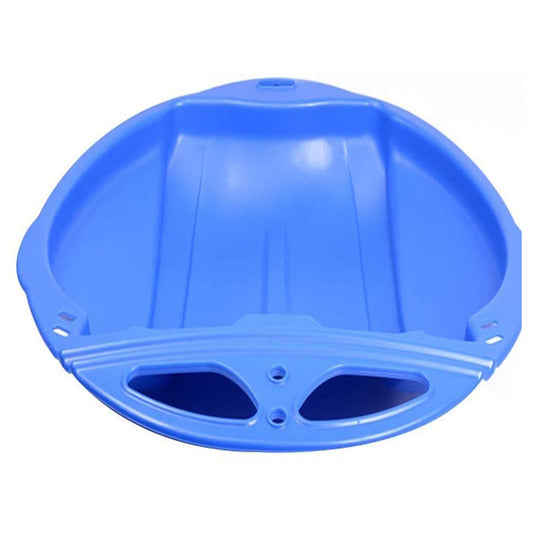 Round Snow Sled Disc for ninas & Adults, Durable PP Plastic Sand Slider & Winter Ski Pad, Non-Slip Design V1189-LWWAL-20260401-06818