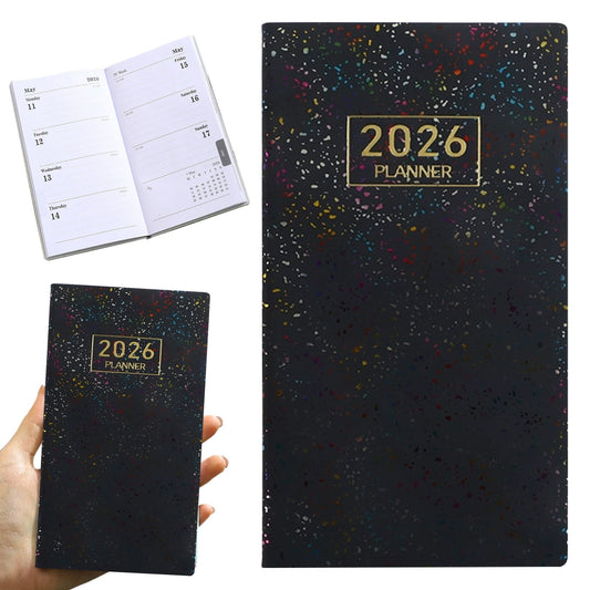 2026 Pocket Weekly Planner,3.78" X 6.81" Mini Weekly Planners,Small Size Planner, 2026 Pocket Notepad Daily V1189-LWWAL-20260401-06852
