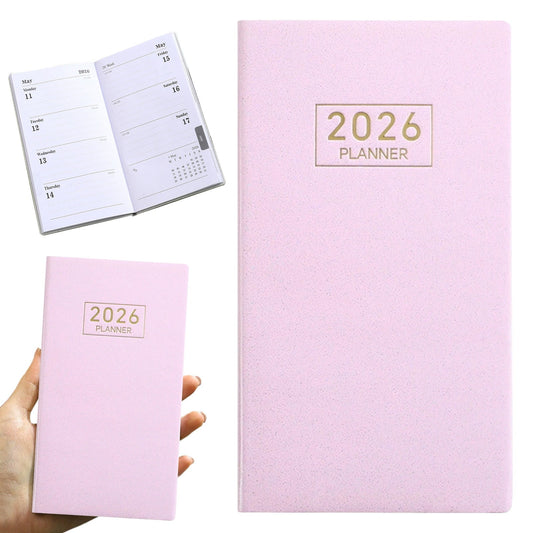2026 Pocket Weekly Planner,3.78" X 6.81" Mini Weekly Planners,Small Size Planner, 2026 Pocket Notepad Daily V1189-LWWAL-20260401-06853