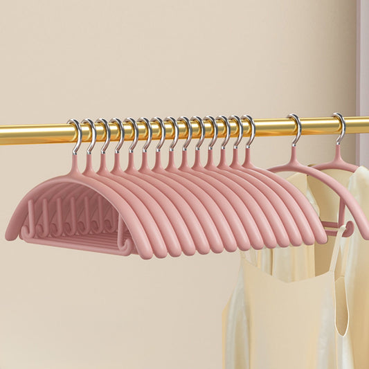 Premium Velvet Hangers, Heavyduty- Non Slip No Shoulder Bump Suit Hanger - Chrome Hooks,Space Saving Round V1189-LWWAL-20260401-06908