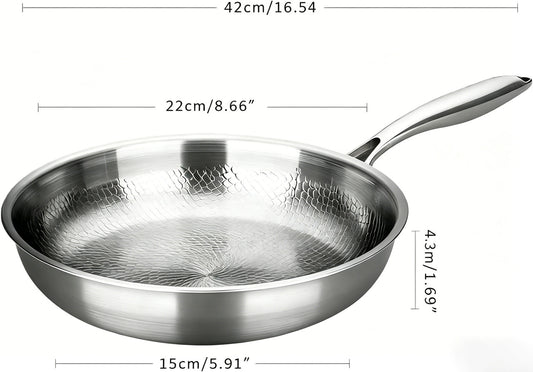 Titanium Pan,100% Non-toxic Titanium Pan,Non Stick Chemical-Free,Extreme Heat-Resistant & Lasts a V1189-LWWAL-20260401-06917-1