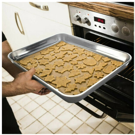 Stainless Steel Roasting, Pan Non-Stick Big Roaster Pan for Grilling or Drip Pan for Turkey, Durable Baking, V1189-LWWAL-20260401-06920