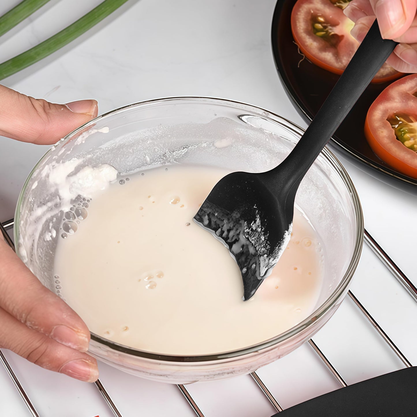 Kitchen Utensils Set - Spatula Set - Silicone Spatulas - Pan Scraper - Baking Utensils - Cooking Utensils - V1189-WXF-260203-00015