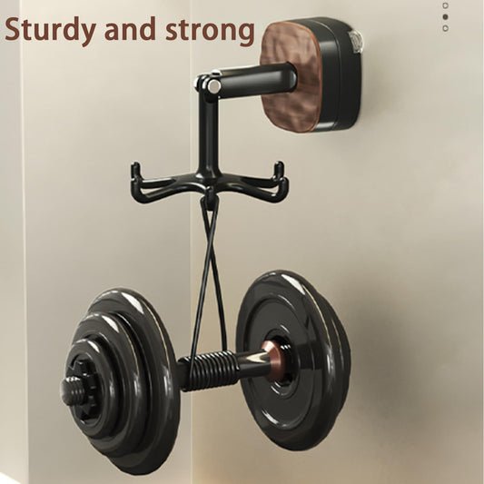 Rotating Kitchen Rack - Utensil Holder - Self-Adhesive Wall Hook - Kitchen Organizer - Rotating Hooks - V1189-WXF-260203-00236