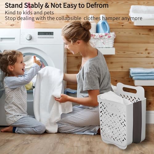 Laundry Basket - Folding Laundry Basket - Wall Shelf - Bath Shelf - Bathroom Rack - Storage Rack - Storage V1189-WXF-260203-00303